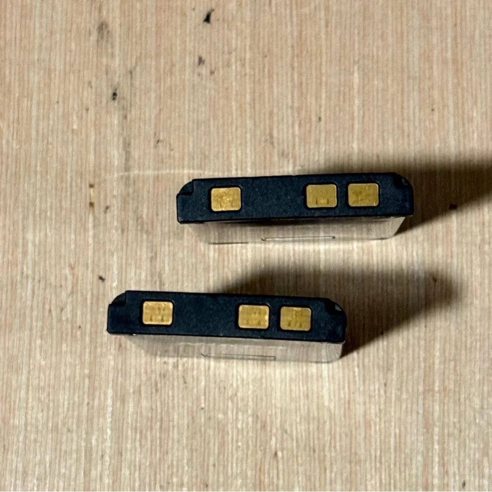 2-Nikon OEM EN-EL10 740mAh 2.8Wh Li-ion Battery Used Tested Good w/Charge Read!